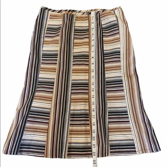 MEXX Striped Multi Colour High Waist Trumpet Skirt - Picture 8 of 9